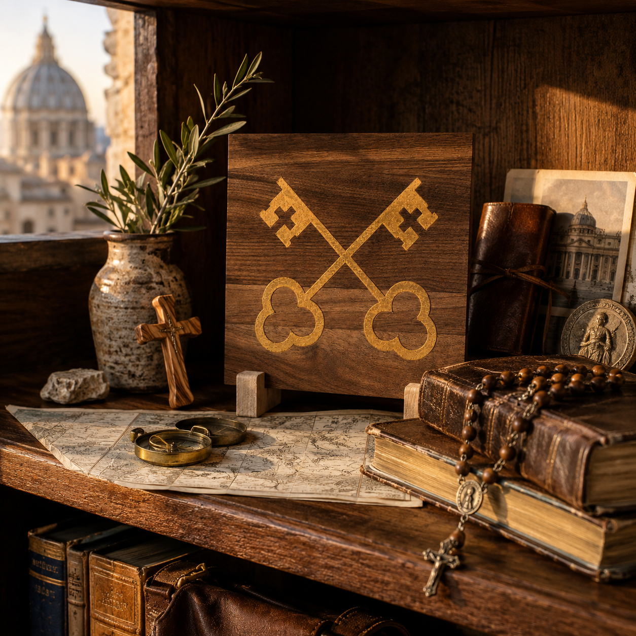 Keys to the Kingdom Sacred Symbol Plaque
