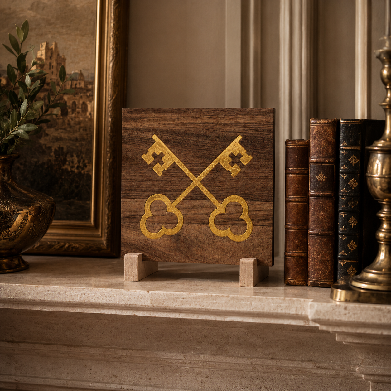 Keys to the Kingdom Sacred Symbol Plaque