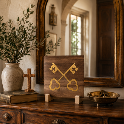 Keys to the Kingdom Sacred Symbol Plaque