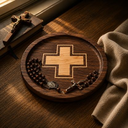 Impact Cross Rosary Rest